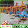 Lovely train rides kiddie amusement park amusement mini train for children,amusement mini train for children